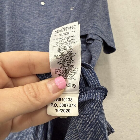 Vineyard Vines Polo Shirt Mens XL Blue Performance Stretch Golf Athletic 2020 - Picture 5 of 7